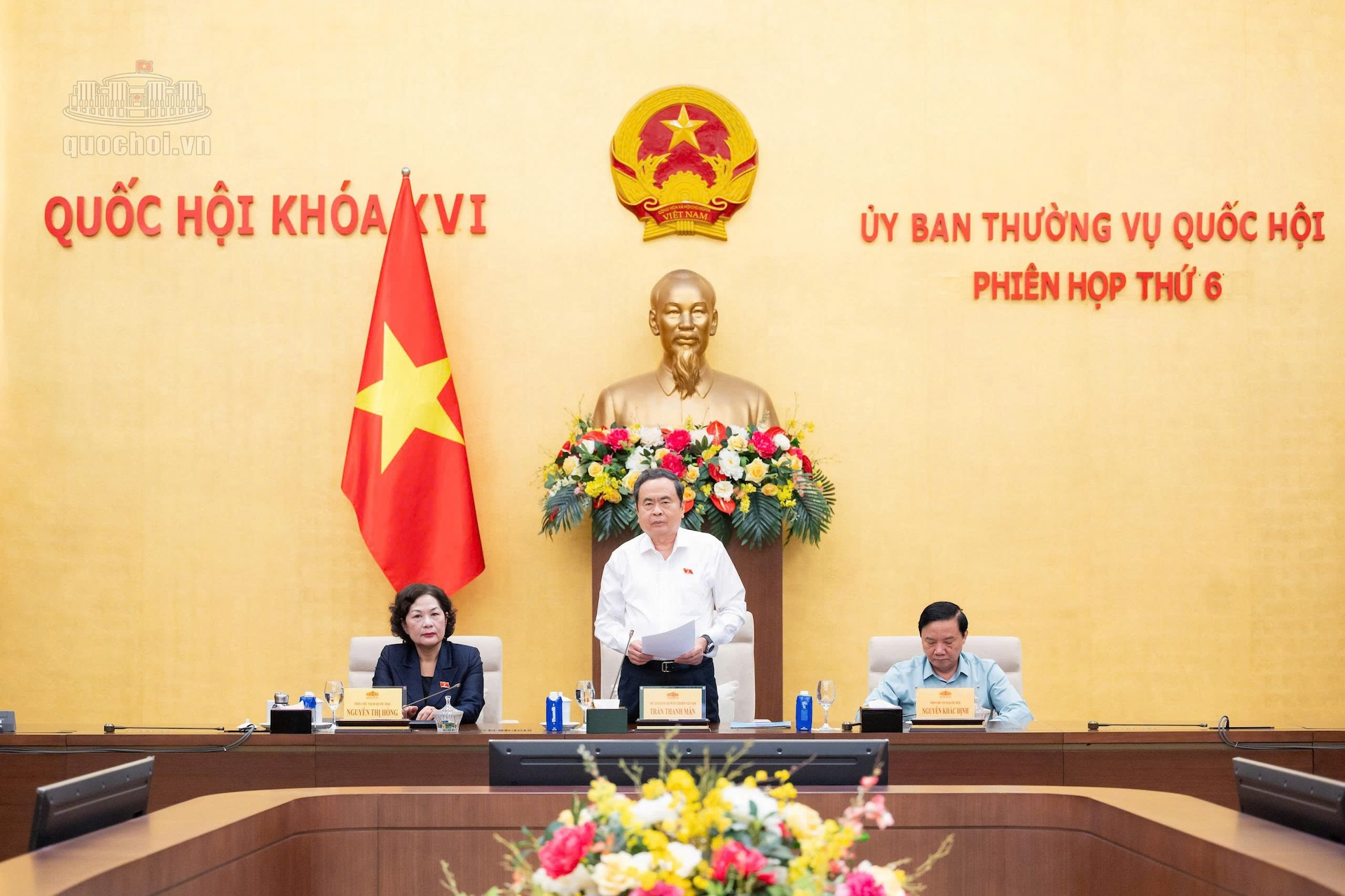 Chủ tịch Quốc hội Trần Thanh Mẫn: Siết tiến độ, chất lượng và trách nhiệm trong xây dựng pháp luật